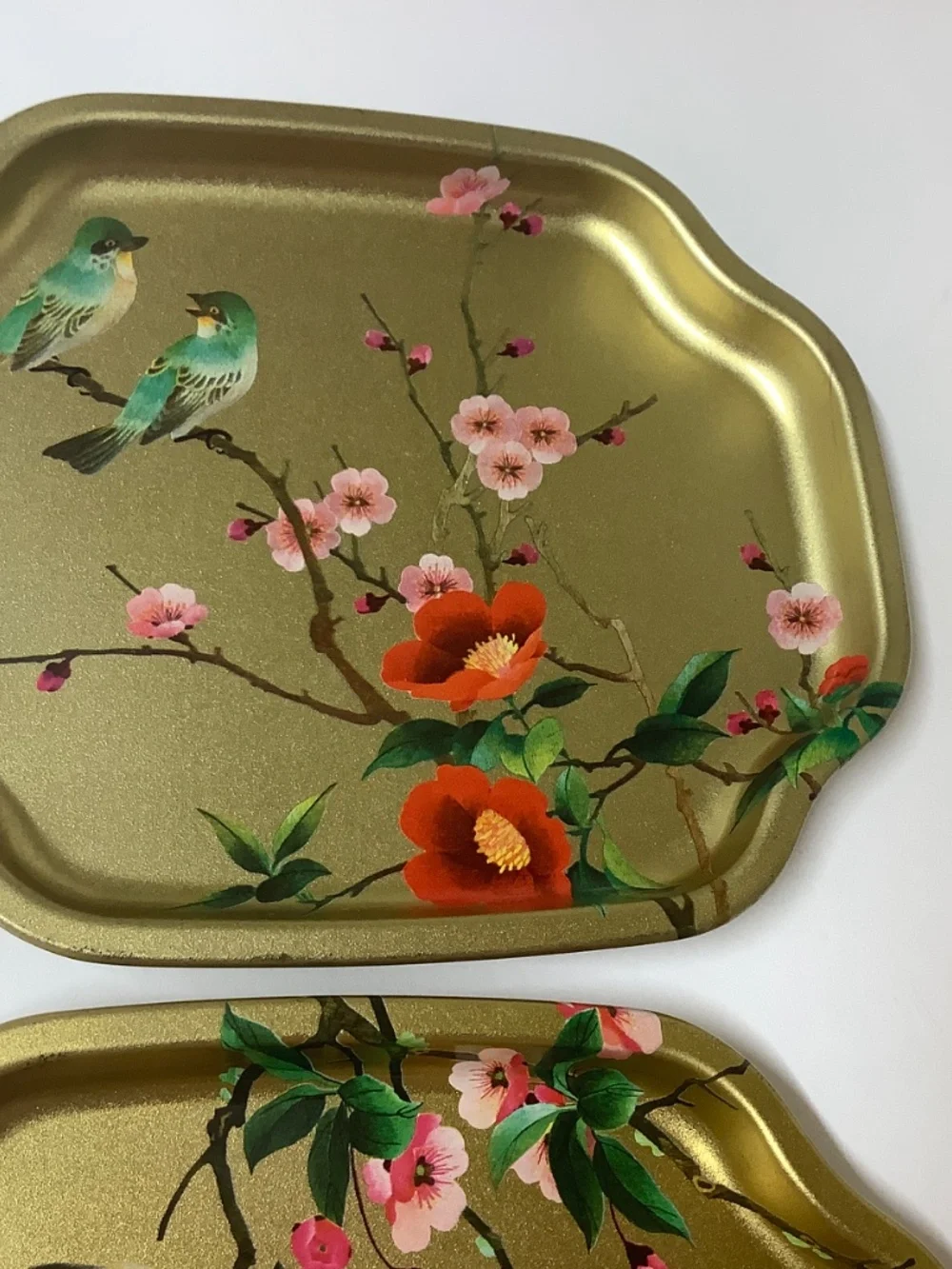 Elite Trays Asian Birds Floral Design